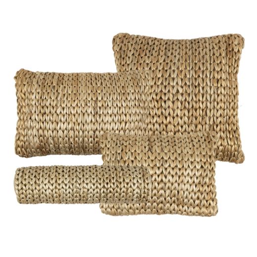 handgefertigt jute kissen 35x45cm