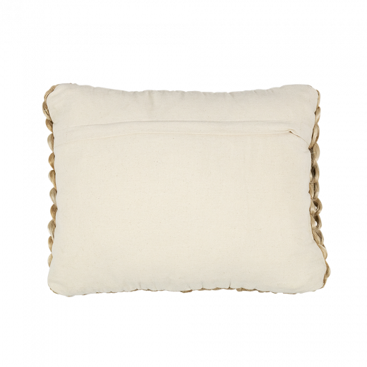 handmade jute cushion 35x45cm