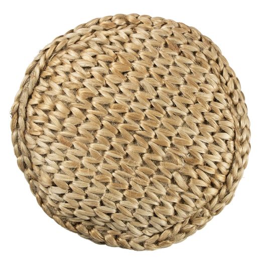 handmade jute pouf Ø40cm