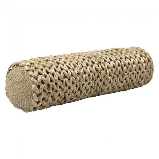 handmade jute roll cushion