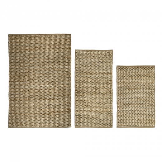 handgefertigt jute teppich 70x140cm