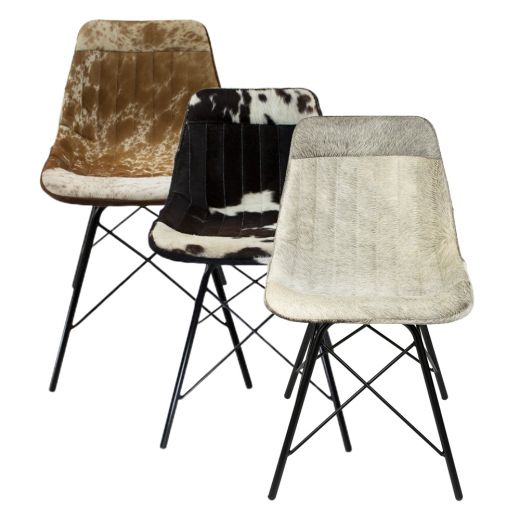 chair cow grey x 79cm (self assembly) (bos taurus taurus)