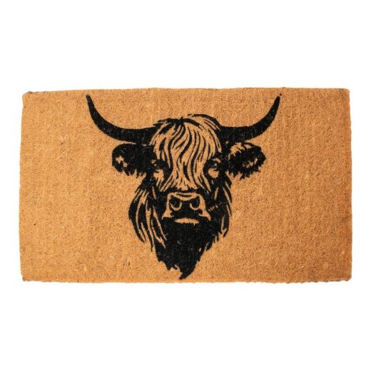 Coir Doormat handmade highlander 75cm