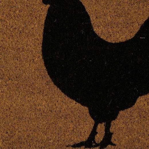 multipaillasson en coco coq 75cm