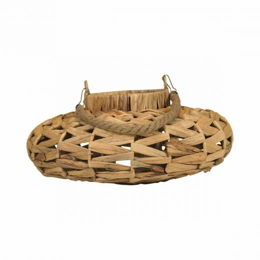 waterhyacinth windlicht rond plat dia 30cm