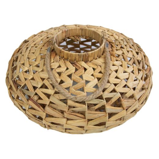 waterhyacinth windlicht rond plat dia 52cm