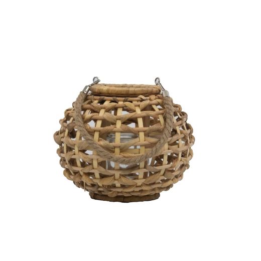windlicht waterhyacinth bol 19cm