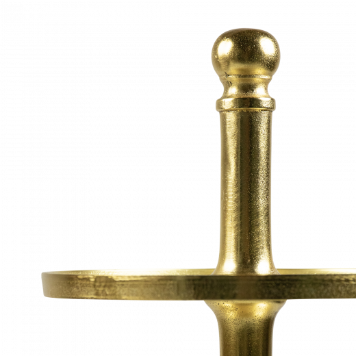 etagère rond goud 3 lagen 80cm