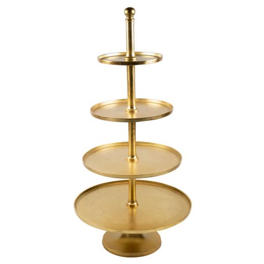 etagère rond goud 4 lagen 120cm