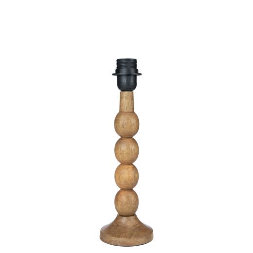 lamp base bulbs mango wood 30cm