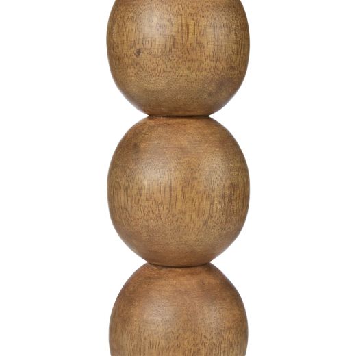 lampvoet bollen mango hout 30cm