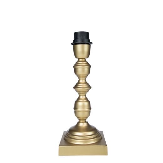 lampenfuss ornament champagner gold 11x11x30cm