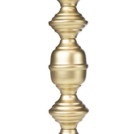 lampenfuss ornament champagner gold 11x11x30cm