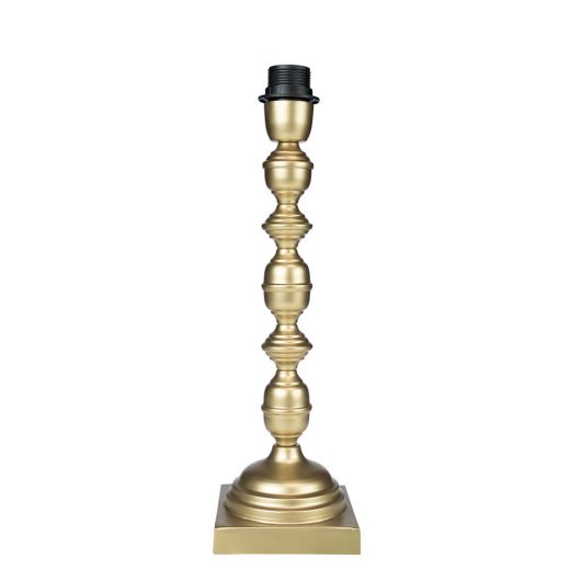 lampenfuss ornament champagner gold 12x12x40cm