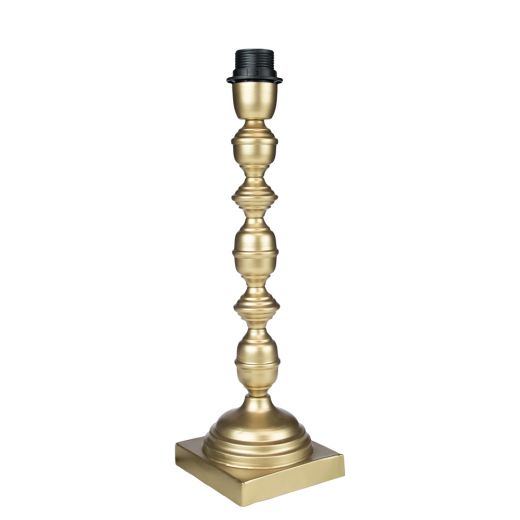 lampenfuss ornament champagner gold 12x12x40cm