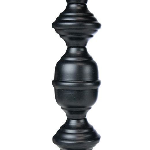 pied de lamp ornement noir 30cm