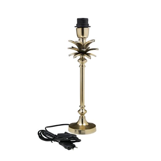 lamp base palm champagne gold 42cm*