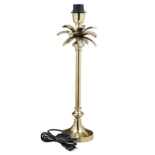 lamp base palm champagne gold 50cm*