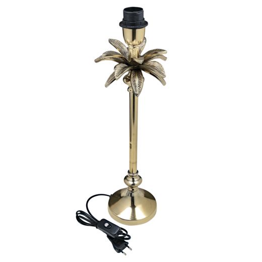 lamp base palm champagne gold 50cm*