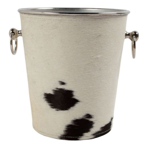 champagne cooler cow brown/white