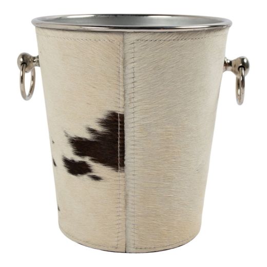 champagne cooler cow brown/white