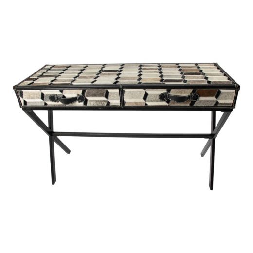 Consoletafel koe illusion multicolor 120x40x80cm (bos taurus taurus)