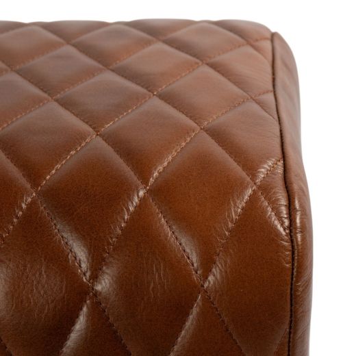 Stool cow skin brown 60x30x45m (bos taurus taurus)