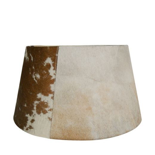 lampshade cow brown/white 40cm (bos taurus taurus)