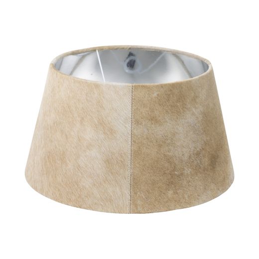 lampshade cow beige 40cm (bos taurus taurus)*