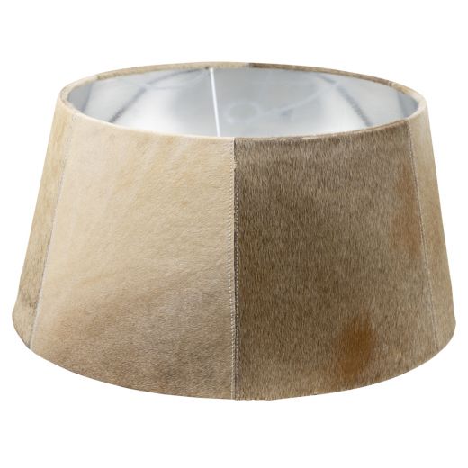 lampshade cow beige 50cm (bos taurus taurus)*