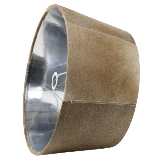 lampenschirm kuh beige 50cm*