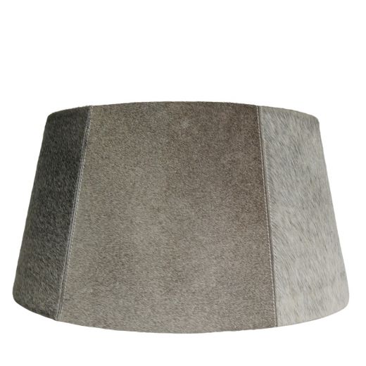 lampshade cow grey 50cm (bos taurus taurus)*