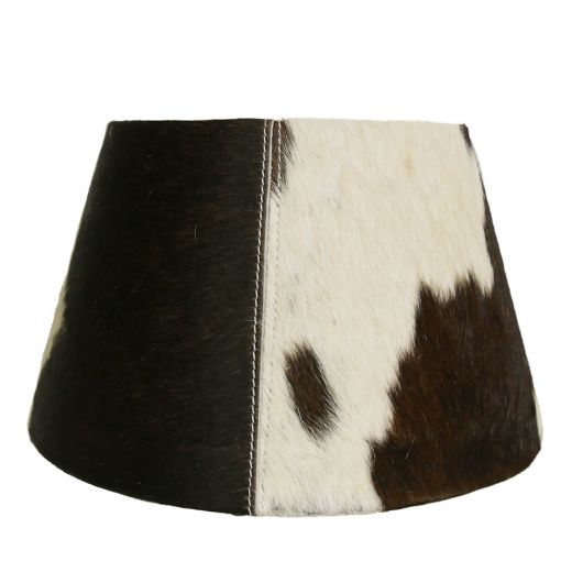 lampshade cow black/white 30cm (bos taurus taurus)