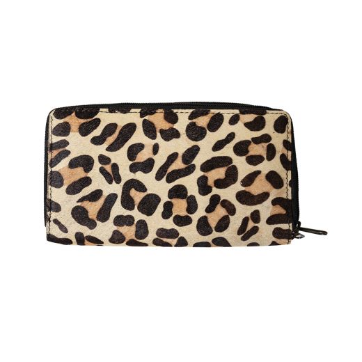 *brieftasche kuh leopard 20cm*