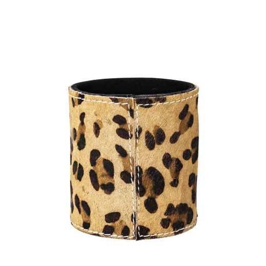*bleistiftbecher kuh leopard 10cm*