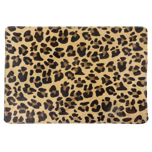 *tischset kuh rechteck leopard 30x40cm*