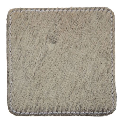 dessous de verre vache carré gris 9x9cm