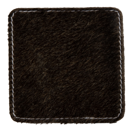 dessous de verre vache carré gris 9x9cm