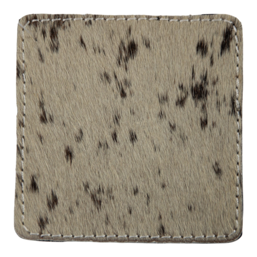 dessous de verre vache carré noir/blanc 9x9cm