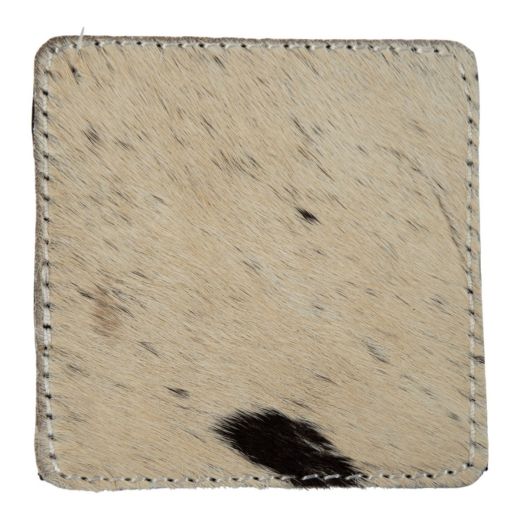 dessous de verre vache carré noir/blanc 9x9cm