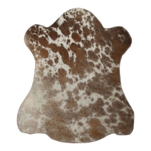 placemat cowhide shaped brown/white 30x48cm (bos taurus taurus)