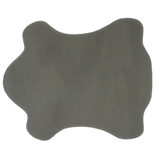 placemat cow hide shaped grey 30x48cm (bos taurus taurus)