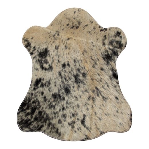 placemat cowhide shaped black/white 30x48cm (bos taurus taurus)