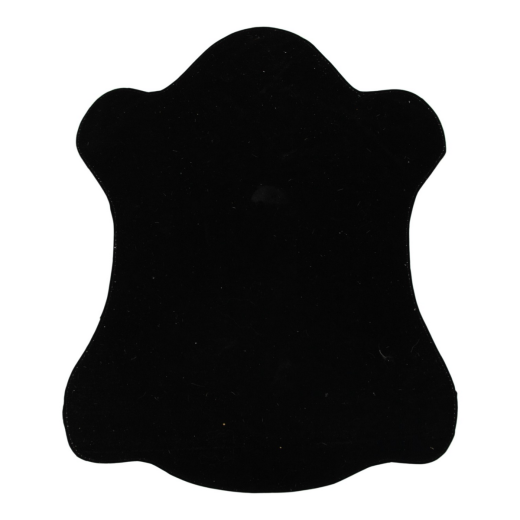 placemat koevorm zwart/wit 30x48cm