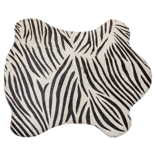 *tischset kuh form zebra 30x48cm*