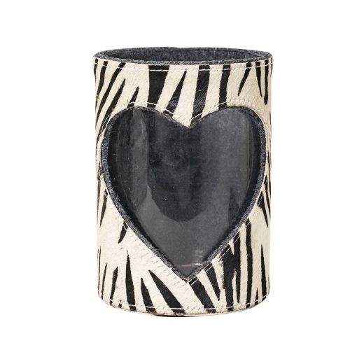 *wind light cow heart zebra 20cm (bos taurus taurus)*