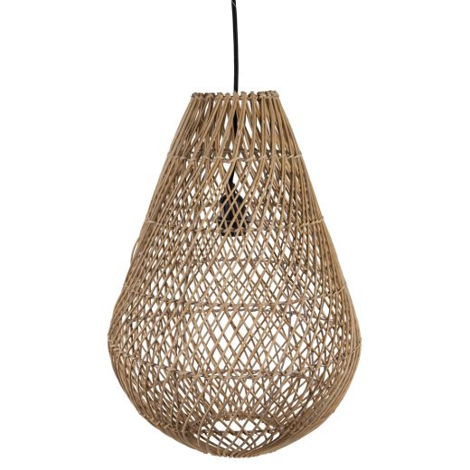 rattan pendelleuchte 50cm (incl. elek. kabel)*