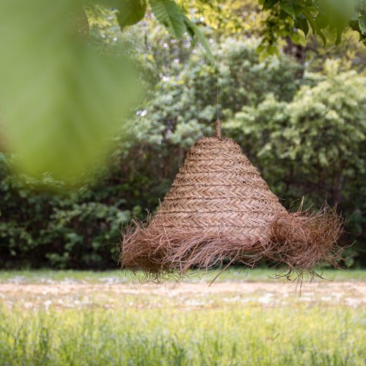 seagrass hanging lamp fraying 48cm*