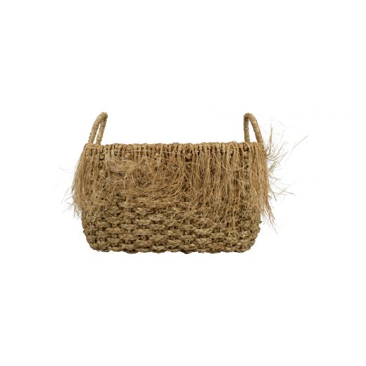 seagrass basket fraying rectangle (set of 3)*