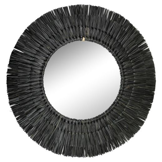 jonc de mer miroir noir 60cm*